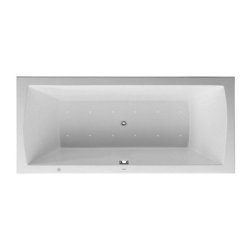 

Duravit - Bañera DARO rectangular hidromasaje 185 l 180x80 blanco, 2 limas Air-Syst