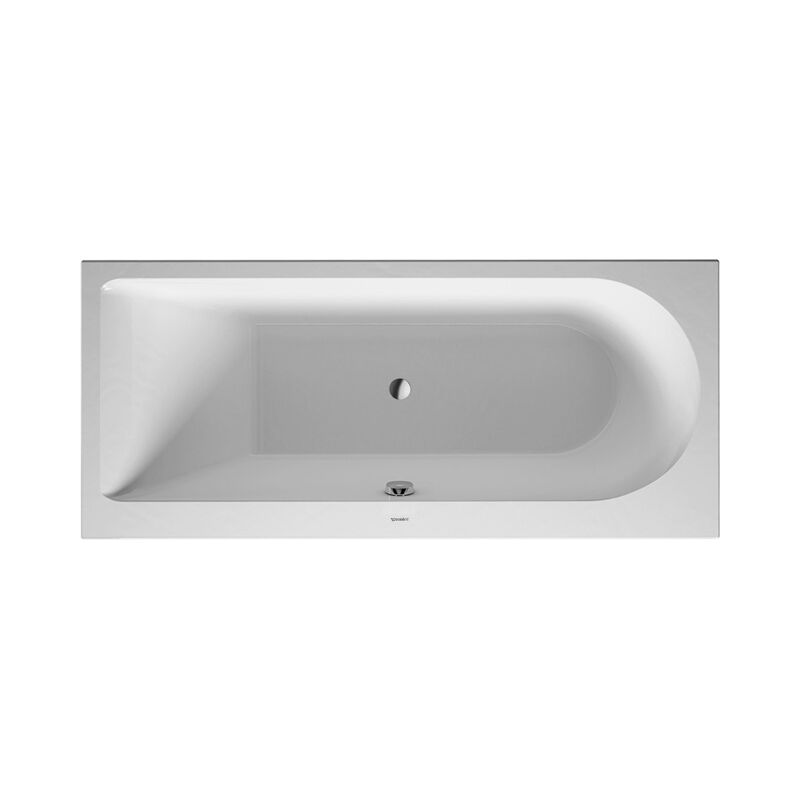 

Bañera de hidromasaje Duravit Darling Nuevo rectángulo 1700x600mm, versión empotrada o para revestimiento de bañera, 1 respaldo inclinado a la