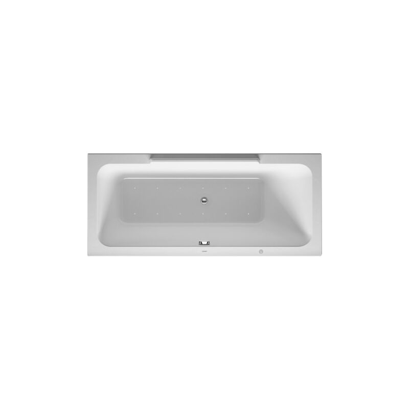 

bañera de hidromasaje Duravit DuraStyle 1700x750mm, versión empotrada o para revestimiento de bañera, 1 respaldo inclinado a la derecha, marco,