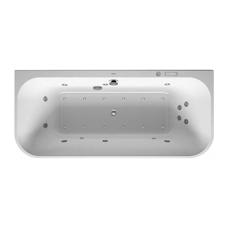 

Duravit - Bañera de hidromasaje HAPPY D.2Plus 1800x800mm. bajo el pretexto angef.Acrylv..Graph.S.Matt. ESTA