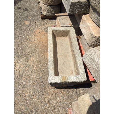 Bañera de piedra antigua, dimensiones variadas 1 pc rettangolare