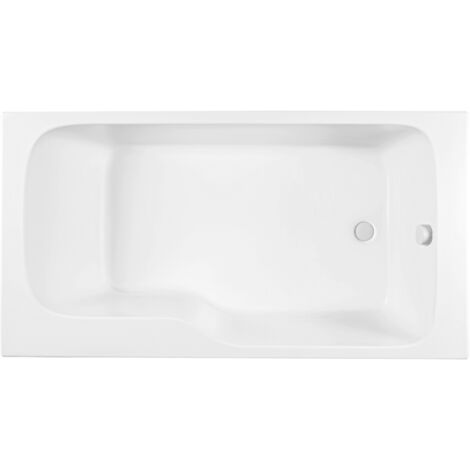 Bañera ducha JACOB DELAFON Malice versión derecha Blanco brillo 160 x 85