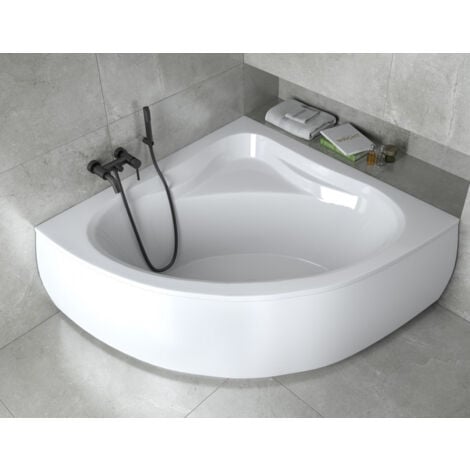 AZURA HOME DESIGN Bañera esquinera MUSA II 140x140 cm, con faldón