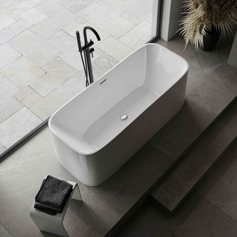 Bañera exenta acrílica RIVA 2.0 - tamaño seleccionable:170x70 cm (de)
