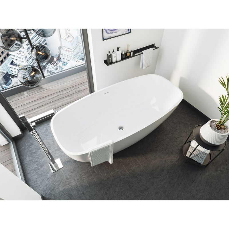 

Bañera exenta Legacy 180 Mineral fundido Blanca brillante