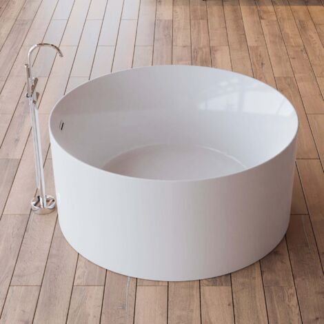 Bañera exenta - Loom 2.0 130 blanche - Blanco - 130 x130 x58 cm, by SPALINA