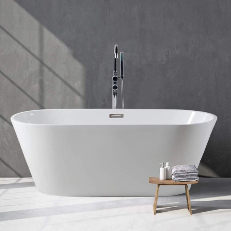 

Bañera Exenta Rectangular Independiente Diseño Clásico Zante