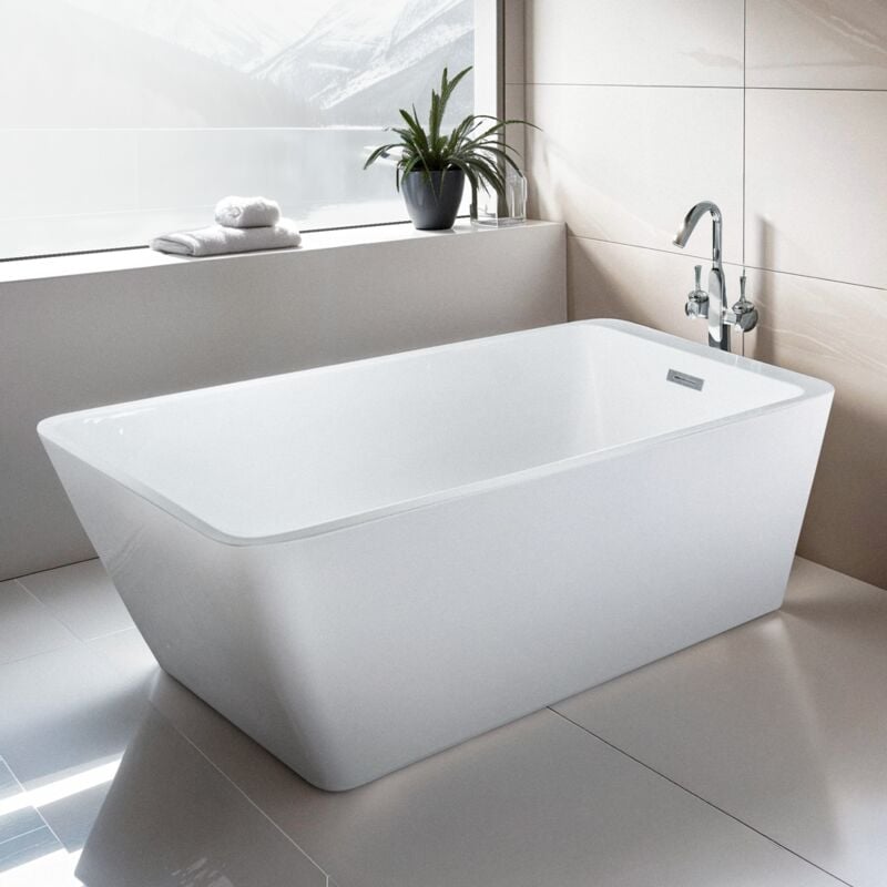 

Bañera Exenta Rectangular Independiente Milo