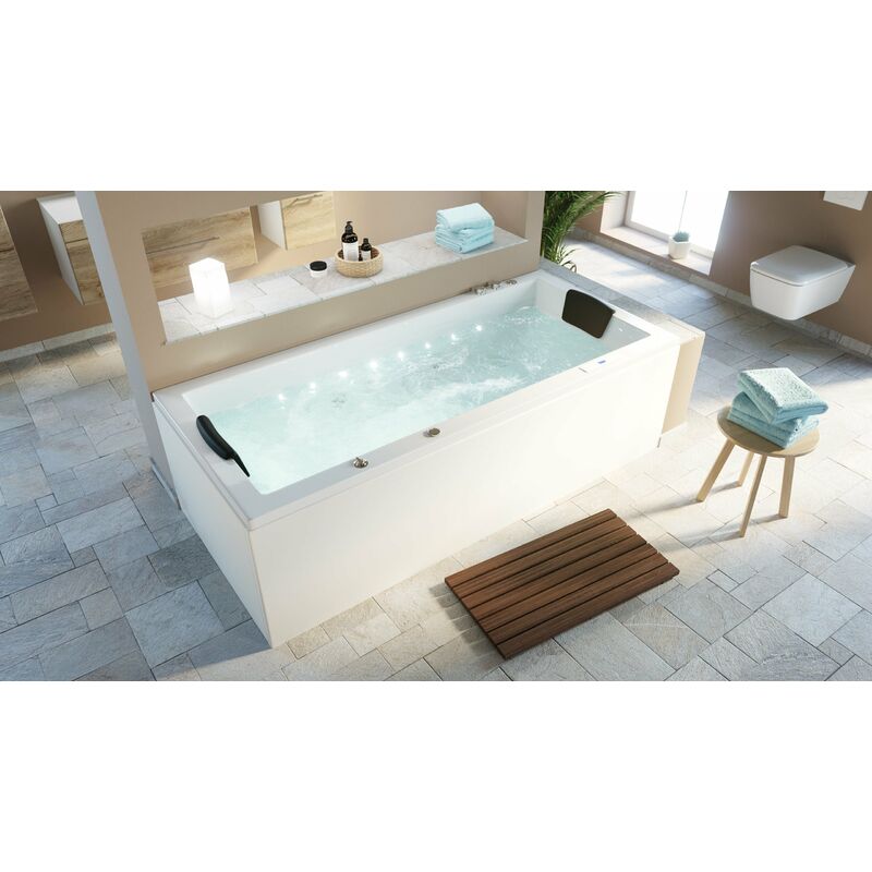 

Bañera hidromasaje Set Deluxe OMEGA ULTRA 190 con iluminación LED 190x90x62 cm