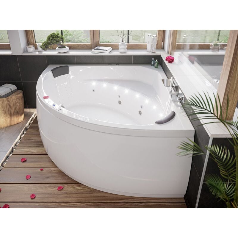 

Bañera hidromasaje Set Deluxe TITAN ULTRA sin grifería (L/A) 155/155 cm