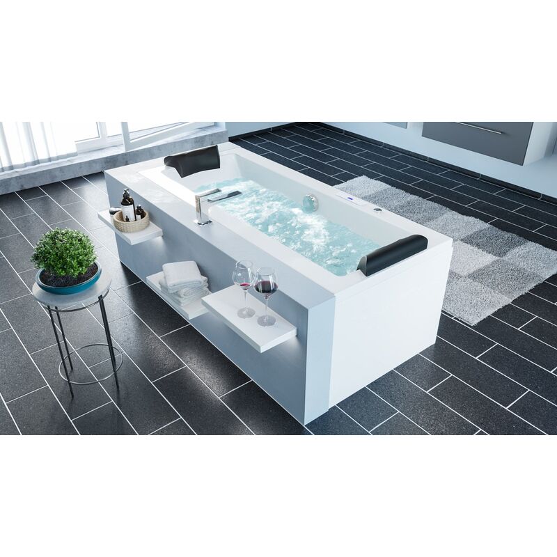 

Bañera hidromasaje Set Deus Universal Premium sin grifería con 20 jets