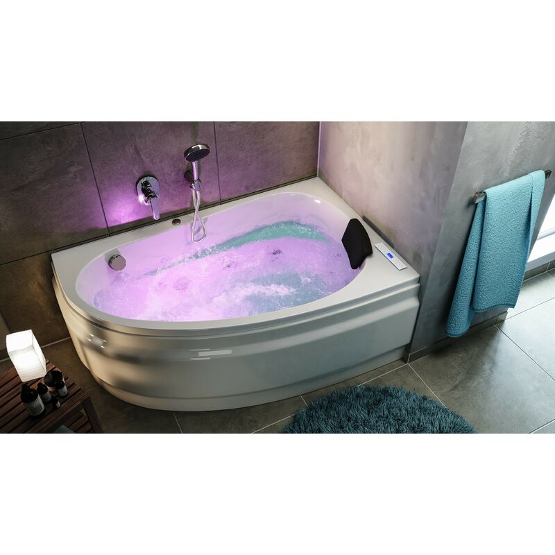 

Bañera hidromasaje Set Stardust Premium 150 derecha llenado vía rebosadero