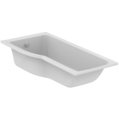 Bañera Ideal Standard para baño/ducha 170 x 80 asimétrica Connect Air izquierda blanca