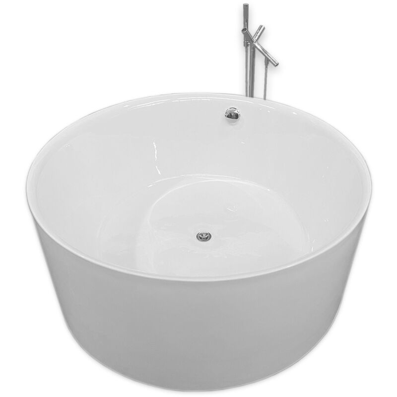 

Bañera Independiente diam. 134cm Crystal+grifo Diseño Moderno e Innovador