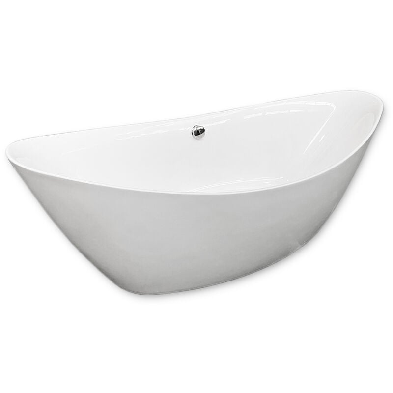 

Simba - Bañera Independiente Diseño Moderno e Innovador 180x80cm Beverly