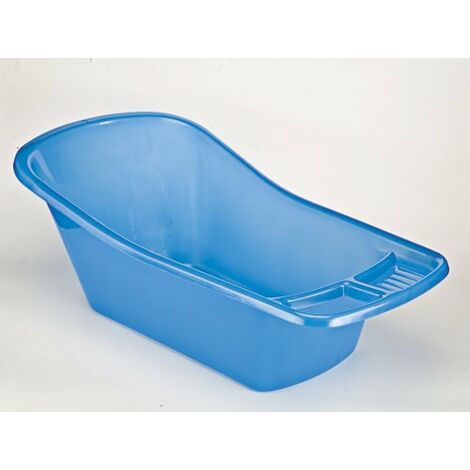 BAÑERA INFANTIL AZUL DENOX 80X45X30