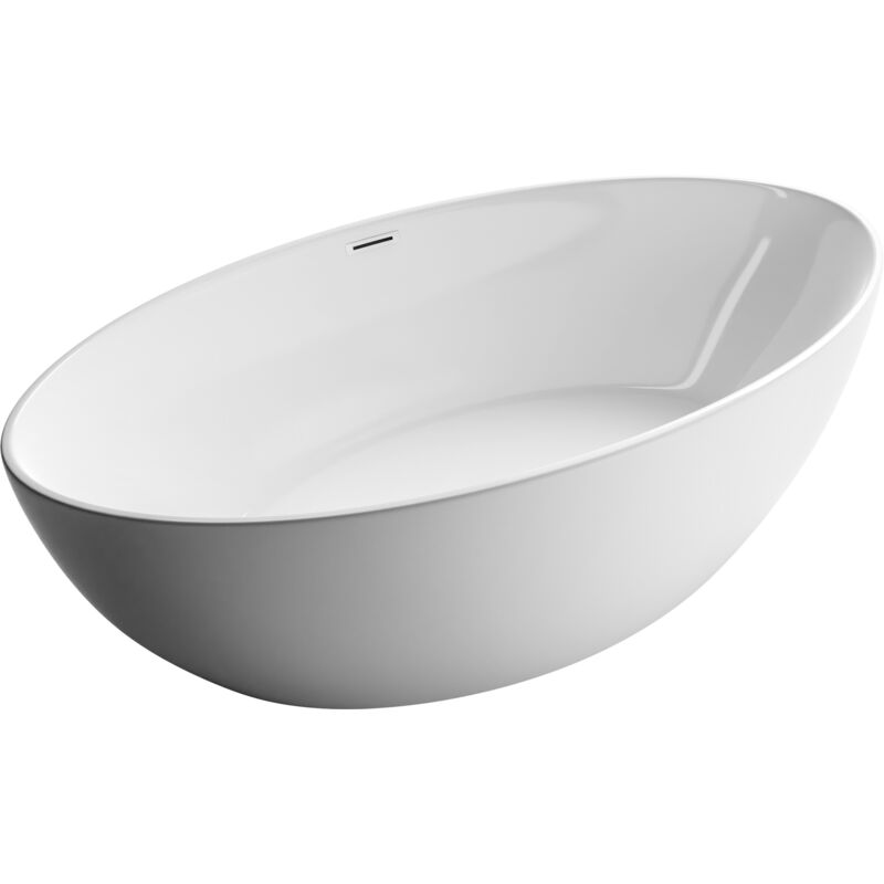 

Bernstein - Bañera isla en isla de acrílico DESTINO blanco - 175 x 100 cm - con o sin grifería:Incl. sifón, Incl. Montaje de soporte NT3311W