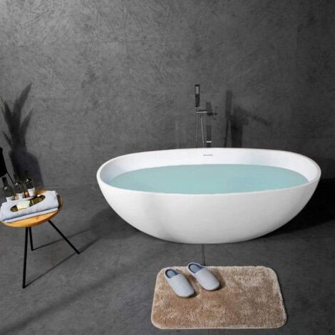 Bañera moderna Solid Surface CAIRO 165 cm