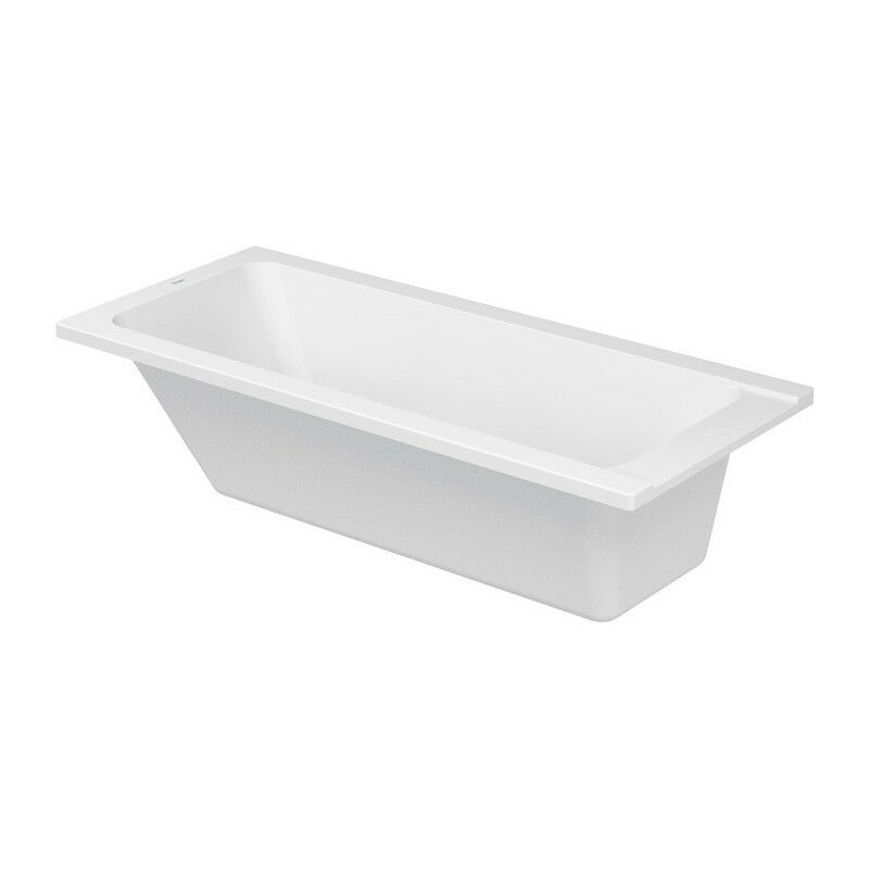 

Duravit - Bañera rectangular D-CODE, 1 respaldo inclinado, blanco 1600 x 700 mm