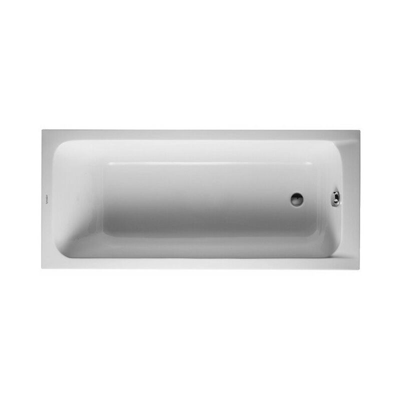 

Duravit - Bañera rectangular D-CODE, 1 respaldo inclinado, blanco 1700 x 750 mm