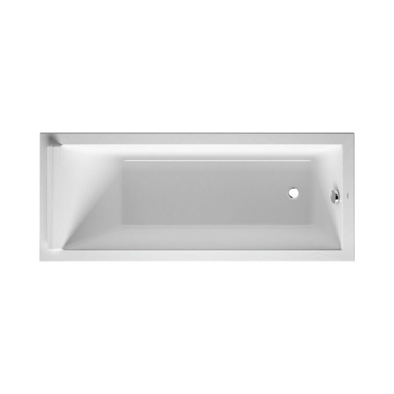 

Duravit Ag - Bañera rectangular Duravit Starck 170x70cm, un respaldo inclinado, 700334, versión empotrada - 700334000000000