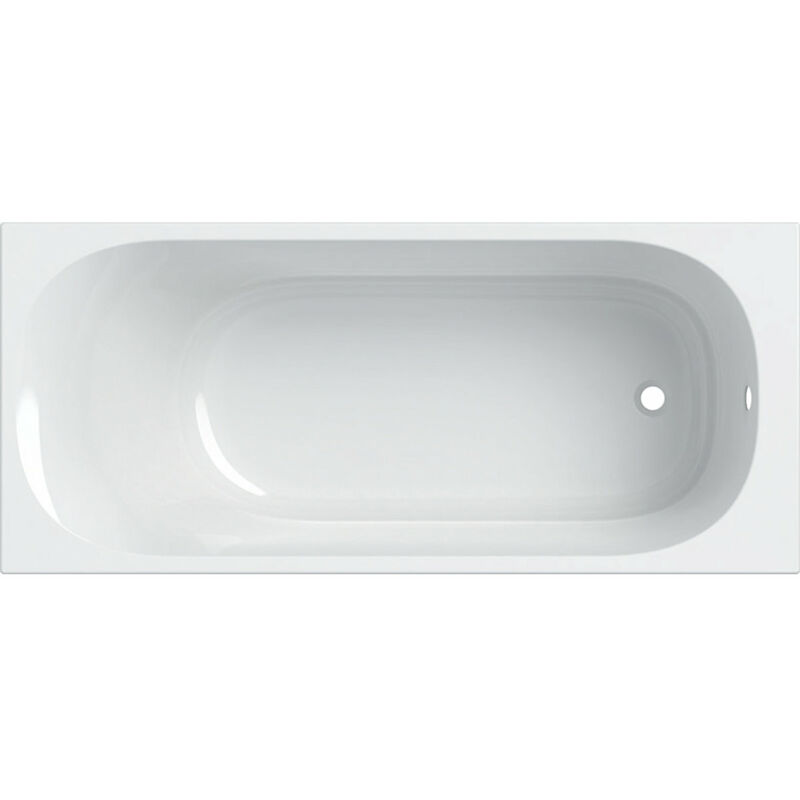 

Keramag - Bañera rectangular Geberit Soana, bañera empotrada, borde estrecho, 170 x 75 cm, blanca - 554.006.01.1
