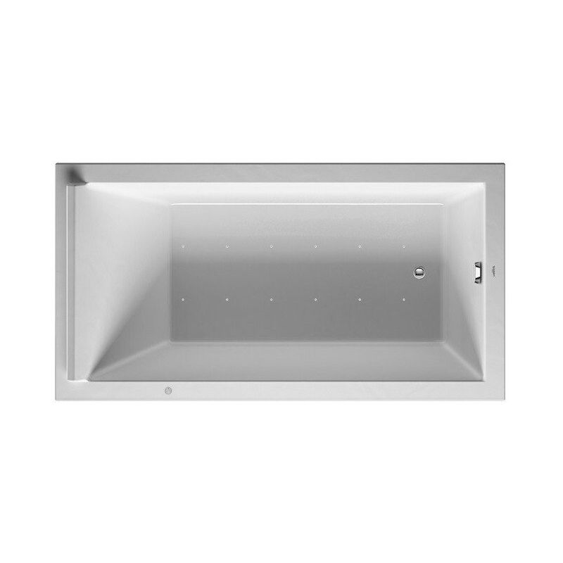 

Duravit - Bañera STARCK rectangular de hidromasaje 221 l 170x90 blanco 1 RS Air-Syst