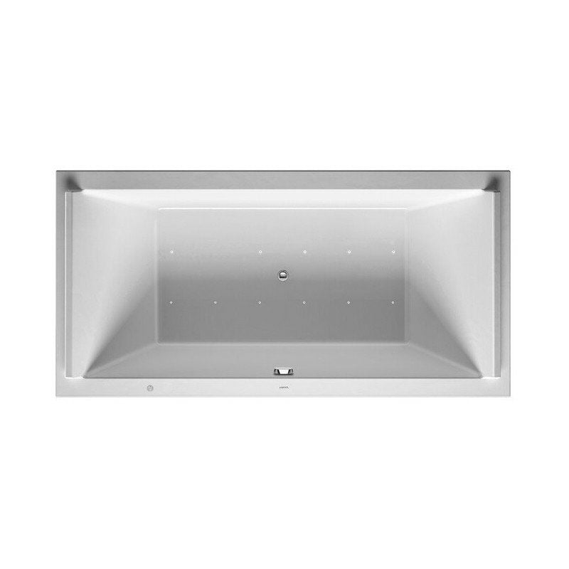 

Bañera STARCK rectangular de hidromasaje 309 l 200x100 blanco, 2 limas Combi-Syst L