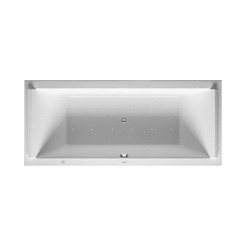 

Duravit - Bañera STARCK rectangular hidromasaje 174 l 180x80 blanco, 2 limas Air-Syst