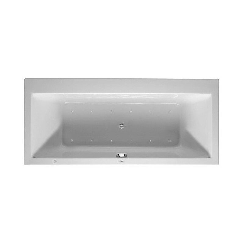 

Bañera VERO bañera de hidromasaje rectangular 165 l 180x80 blanco, 2 limas Combi-Syst L