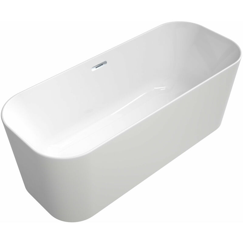 

Bañera Villeroy & Boch Finion Duo Quaryl UBQ177FIN7A100V4, 1700 x 700 mm, acabado cromado, independiente, válvula push-to-open, rebosadero,