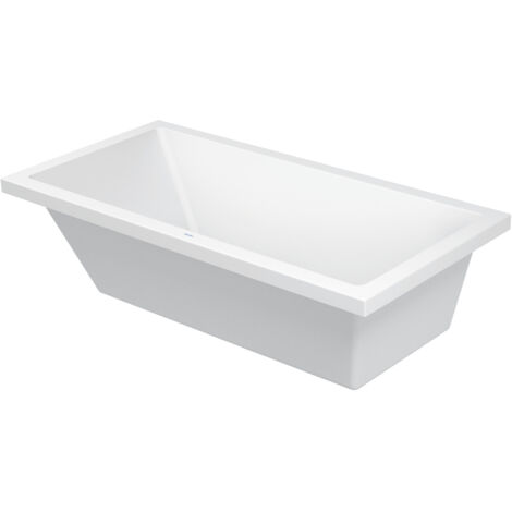 Bañeras rectangulares Duravit Starck, versión empotrada, 1 fondo
