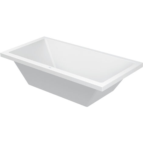 Bañeras rectangulares Duravit Starck, versión empotrada, 2