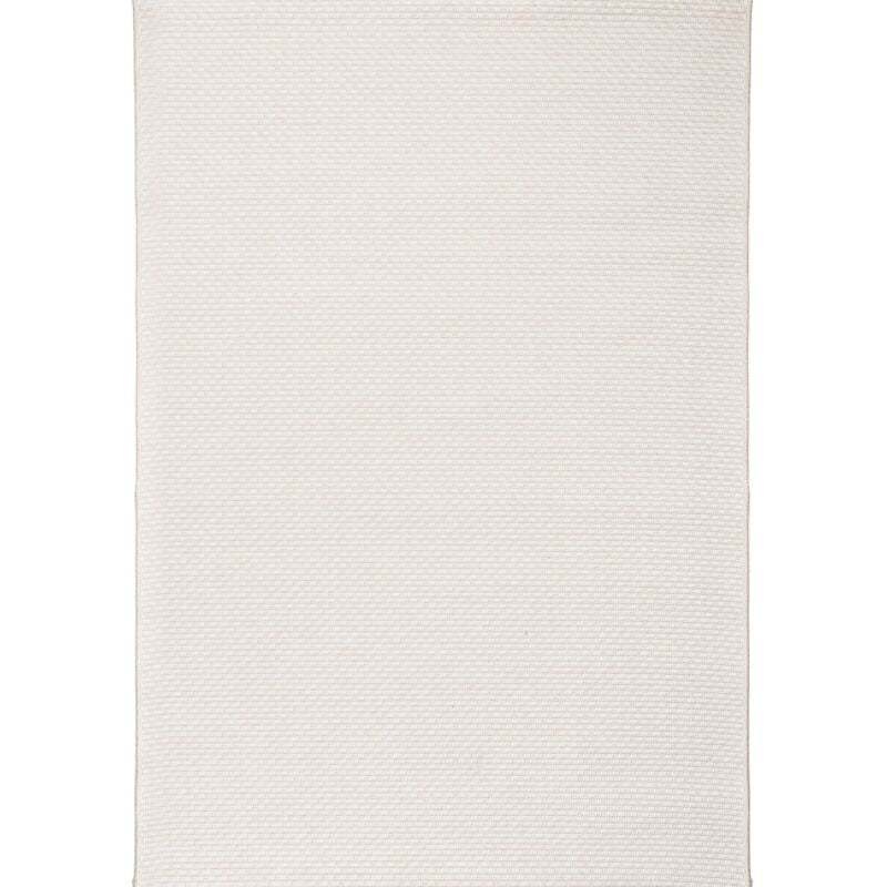 Thedecofactory - bangalor - Tapis aspect jute blanc 200x300