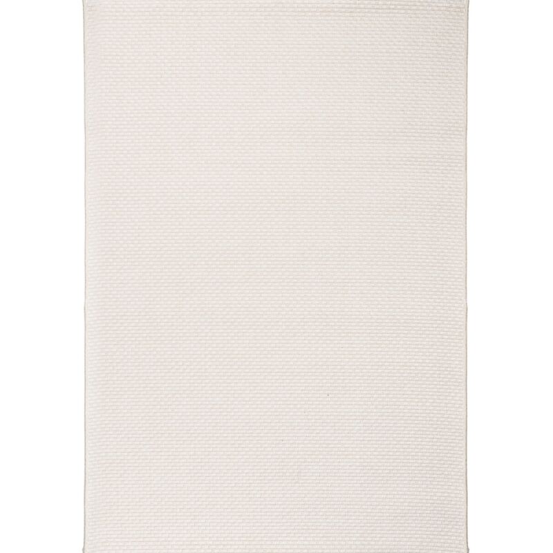Thedecofactory - bangalor - Tapis d'extérieur/interieur aspect jute blanc 160x230