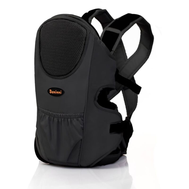 

Portabebés 2 en 1 Sacco Prestigio Negro - Negro - Baninni