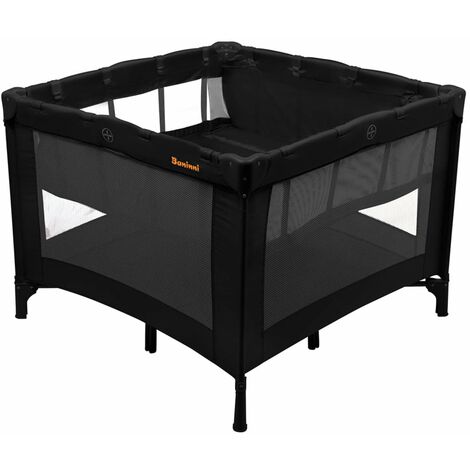 Baninni Travel Cot Venezia Black BNBT016-BK
