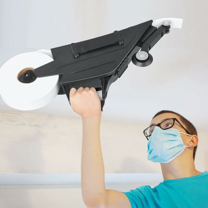 Lablanc - Banjo Plaquiste Banjo Placo avec Roue d'angle Intérieure à Changement Rapide Sangles Réglables Outil de Joint de Panneau de Gypse Opération