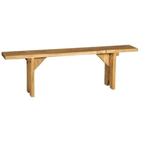 BANK AUS FESTEM HOLZ AUS NATÜRLICHEM TIGLIO-FINISH MADE IN ITALY