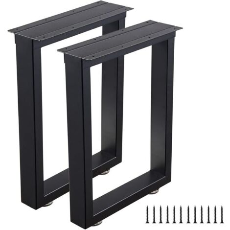 Bankbeine, 30 cm lange Metall-Couchtischbeine, stabile Möbel-Tisch- und Stuhlbeine, 2 Stück, schwarz