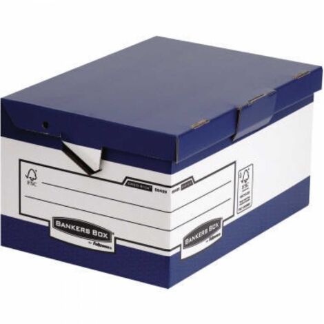 Bankers Box Archivbox Ergo Box System Maxi 0048901 blau/weiß