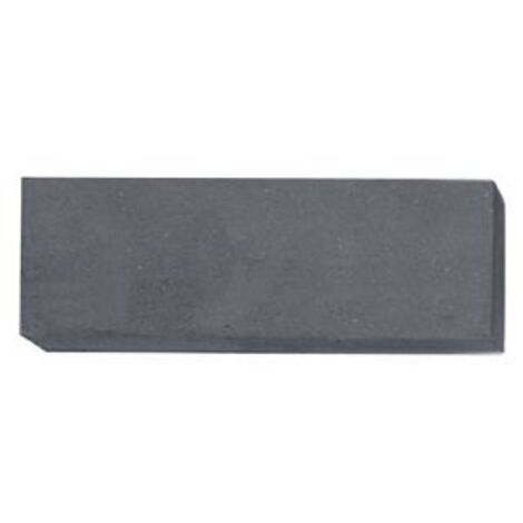 Bankstein L150xB50xH25mm Siliciumcarbid mittel grau im Karton