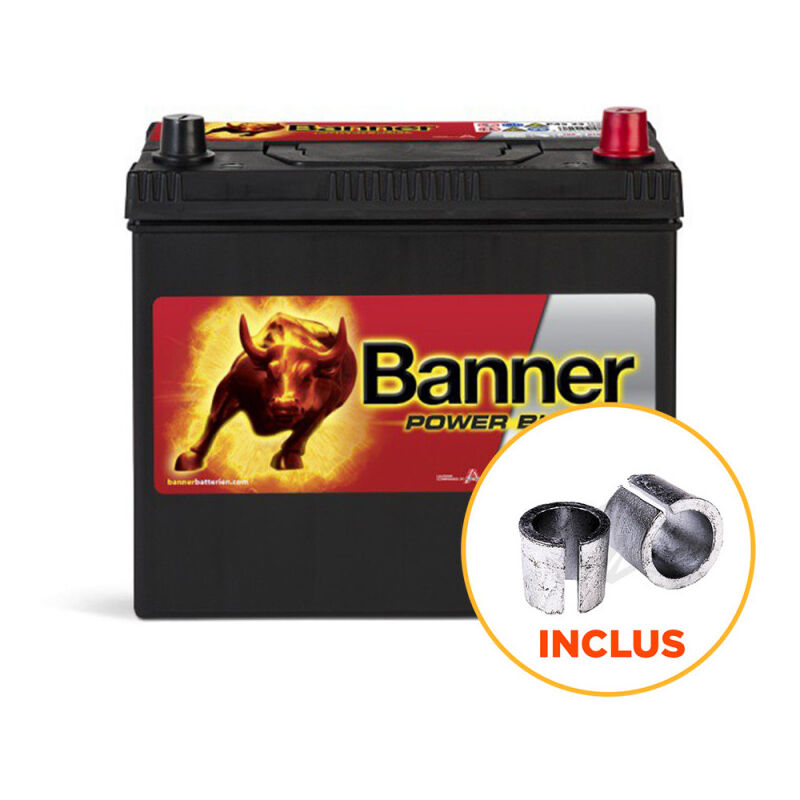 Power Bull P4523 12v 45AH 390A B24D - Banner