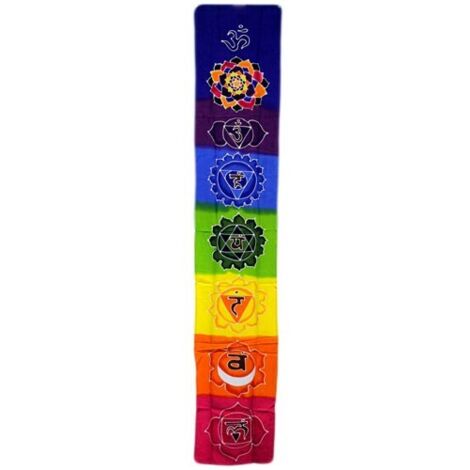 Bannière Goutte Chakra - Arc-en-ciel 183x35cm- Vendu par 1