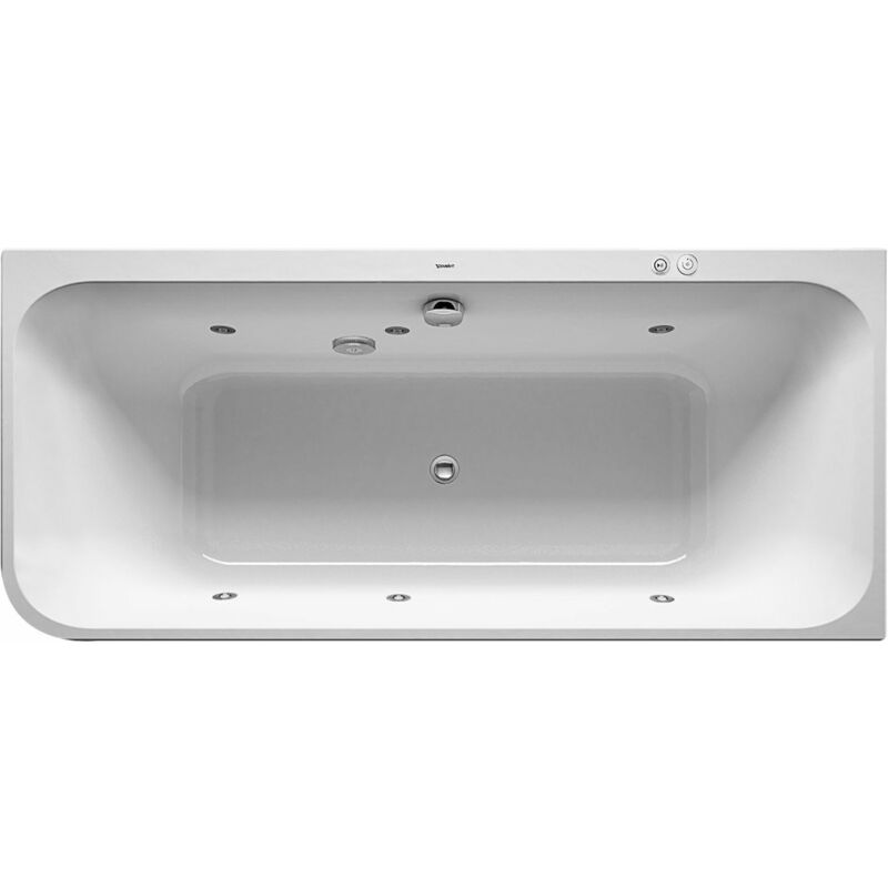 

Duravit Ag - Baño de hidromasaje Duravit Happy D.2 1800x800mm, esquina derecha, 2 inclinaciones traseras, revestimiento acrílico moldeado, marco,