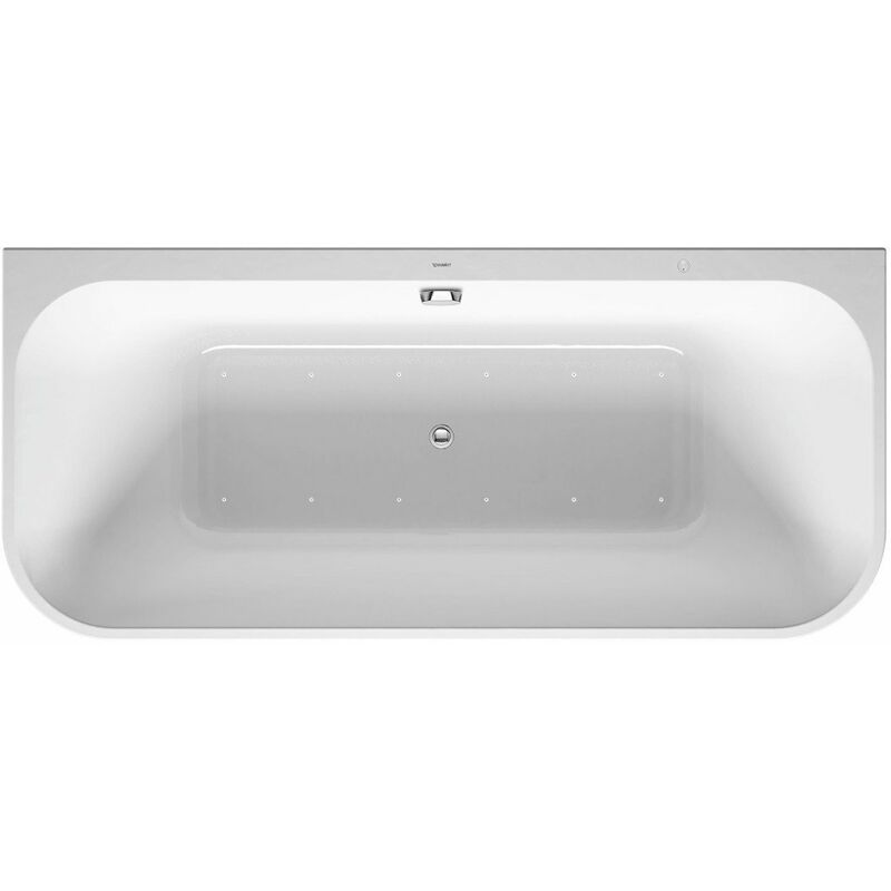 

Baño de hidromasaje Duravit Happy D.2 1800x800mm, versión con pre-pared, 2 vertientes traseras, revestimiento acrílico moldeado, marco, desagüe y