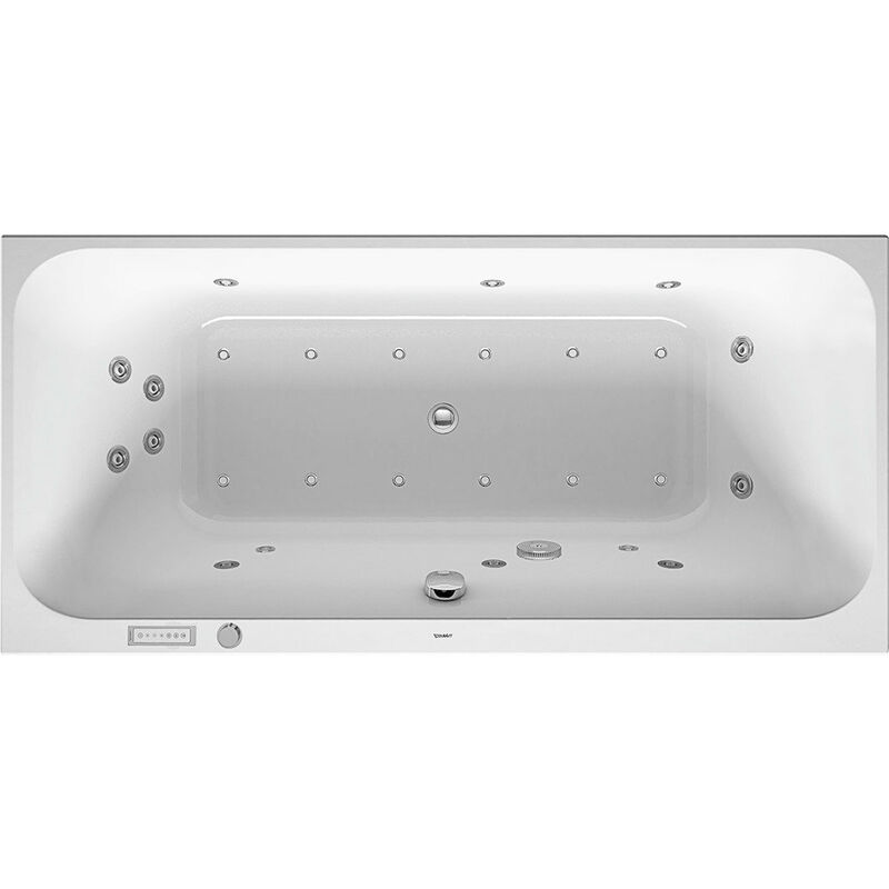 

Baño de hidromasaje Duravit Happy D.2 1900x900mm, versión empotrada, 2 rampas traseras, marco, desagüe y rebosadero, Combi E - 760315000CE1000
