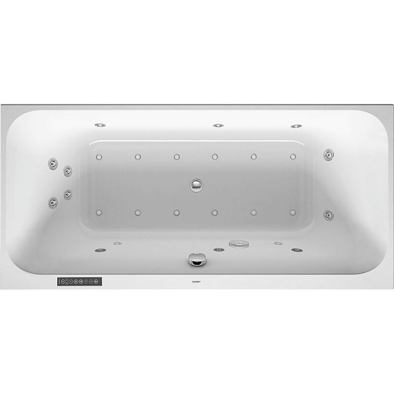 

Baño de hidromasaje Duravit Happy D.2 1900x900mm, versión empotrada, 2 rampas traseras, marco, desagüe y rebose, Combi L - 760315000CL1000