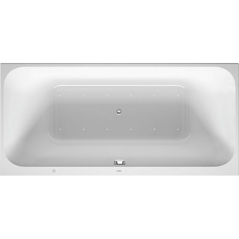 

Baño de hidromasaje Duravit Happy D.2 1900x900mm, versión empotrada, 2 vertientes traseras, marco, desagüe y rebosadero, Airsystem - 760315000AS0000