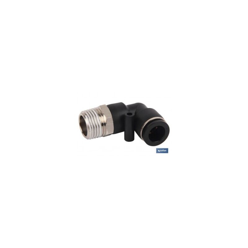 

Racor Roscado Codo Plastico T-16, R-3/8 - Neoferr..